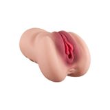 Lolita Shop Ultra Doku Hissiyatı 17.5 Cm Büyük Boy Çift Işlevli Vajina Ve Anal Mastürbatör