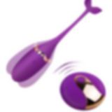 Lolita Shop Uzaktan Kumandalı USB Şarjlı 10 Farklı Titreşim Soft Silikon Doku Vajinal Topu Lüks Zevk Vibratörü