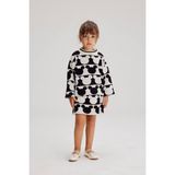Lolli Boom Kids Balıkçı Yaka Karakter Mickey Desenli Triko Alt Üst Takım Siyah Beyaz Renk / Kazak Etek 2 Parça - 000-Siyah - 3 - 4 Yaş