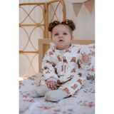 Lollie Baby&Kids 1.5 Tog Bebek Çocuk Uyku Tulumu ,%100 Pamuk - Teddy Ayıcık - Ekru - 6 - 12 Ay