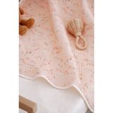 Lollie Baby&Kids Organik 4 Kat Müslin Battaniye, Bebek Çocuk 80X100 cm - Unicorn - Renkli - 0 - 3 Yaş