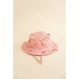 Lollie Baby&Kids Uv Korumalı Güneş Deniz Şapkası Bebek & Çocuk - Pink Beach - Pembe - 0 - 1 Yaş