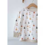 Lollie Bebek Çocuk Pijama Takımı 1.0 Tog, Modal & Pamuk - Party Şapkaları - Ekru - 4 - 5 Yaş