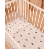 Lollie Organik Müslin Bebek & Çocuk Örtü 100 x 100 cm - Woody - Ekru