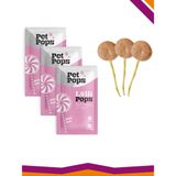 Lollipops Tavuk Ciğeri Kefir Dondurularak Kurutulmuş Kedi Köpek Ödülü Lolipop 3 Adet Lolipopu