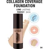 Lollis Collagen Coverage Fondöten 004 Koyu Ton