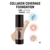 Lollis Collagen Coverage Foundatıon 01 Medium /collagen Coverage Fondöten 01 Orta Ton