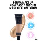 Lollis Derma Make Up Coverage Porcelain Make Up Foundation / Derma Yüksek Kapatıcı Porselen Fondöten - 001