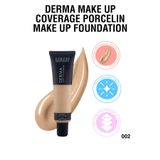 Lollis Derma Make Up Coverage Porcelain Make Up Foundation / Derma Yüksek Kapatıcı Porselen Fondöten - 002