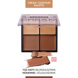 Lollis Krem Kontür Paleti 4 Renk, Cream Contour Palette 4 Color-01