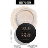 Lollis Loose Powder Transparan Pudra Mat Bitişli Makyaj Sabitleyici Matlaştırıcı Toz Pudra - 104 PALE YELLOW