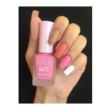 Lollis Nail Lacquer Matte 08 / Mat Pembe Oje 08