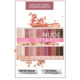 Lollis Nude Soft&rosy Eyeshadow Palette /nude Soft&rosy Far Paleti