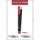 Lollis Waterproof Lipliner / Suyadayanıklı Dudak Kalemi - 206