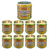 Lomangdi Citronella Candle 9 Paket, 3 oz Kavanoz Mumlar, İç Mekan Dış Mekan Limon Otu Kokulu Mumlar, Doğal Citronella Yağı ve Soya Balmumu Karışımı ile Üretilmiştir