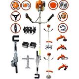 Lombard 13 Parça Özel Set Çapa Seti+ Yan Tipi Benzinli Motorlu Tırpan + Zeytin Badem Hasat Makinası
