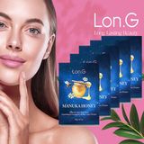 Lon.G K-Beauty Kore 5'li Manuka Ballı Gerçek Parıltı Yüz Maskesi Geliştirilmiş Cilt Bariyeri