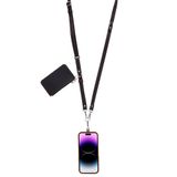 LÉONA Noir Black Telefon Askısı ve Kartlıklı Cüzdan Seti