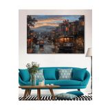 Lona Sanat Istanbul Manzara Resimleri Duvar Dekorasyon Kanvas Tablo;Renkli 50 X 70