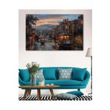 Lona Sanat Istanbul Resimleri Duvar Dekorasyon Kanvas Tablo;Renkli 100 X 140