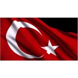 Lona Sanat Türk Bayrağı Alpaka Kumaş 150X225CM;KIRMIZI - Çok Renkli - Siyah - Plastik