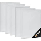Lona Sanat TUVAL%100 Pamuk 20X30 cm 5'li Paket - Çok Renkli