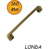 Londa Mobilya Banyo Mutfak Dolabı Çekmece Kapı Dolap Kapak Kulpu Kulbu Metal 160 mm Antik Sarı - Standart