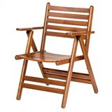 London Atina Ahşap Bahçe Balkon Takımı: 80x80 Sabit Ayaklı Masa + 2 Katlanır Sandalye Set