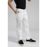 London Erkek Çocuk Jean Pantolon White Jean - 8 - Denim
