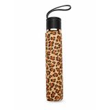 London Umbrella Leopar Desenli Katlamalı Şemsiye, Rüzgara Dayanıklı, 8 Telli, 95 cm Çap, Kılıflı