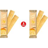 Long Chips Mashed Potato Snack Cheese Flavoured - Peynir Aromalı Patates Cipsi ( 2 Adet) - 75 gr