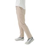 Longberg Erkek Beli Lastikli Bağcıklı Mevsimlik Jogger Spor Pantolon BEJ M