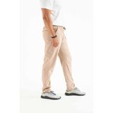 Longberg Erkek Beli Lastikli Bağcıklı Mevsimlik Jogger Spor Pantolon Bej