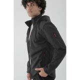 Longberg Erkek Çıkarılabilir Kapüşonlu Trio Softshell Mont Antrasit 2XL