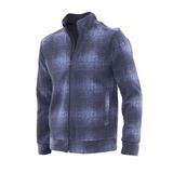 Longberg Erkek Kaşe Fermuarlı Polar Ceket (LACİVERT, 3XL)