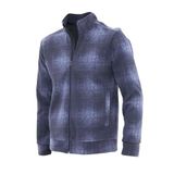 Longberg Erkek Kaşe Fermuarlı Polar Ceket (LACİVERT, S)