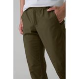 Longberg Erkek Kemerli Lastikli Jogger Spor Pantolon HAKİ M