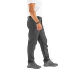 Longberg Erkek Kışlık İçi Polarlı Rüzgar Geçirmez Softshell Pantolon (Antrasit, M)