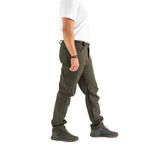 Longberg Erkek Kışlık İçi Polarlı Rüzgar Geçirmez Softshell Pantolon (Haki, M)