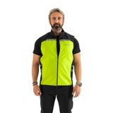 Longberg Motosiklet Ve Iş Güvenliği Yeleği Reflektörlü Softshell siyah-sarı 3XL