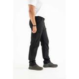 Longberg Tactical Likralı Taktik Outdoor Pantolon Dış Mekan Kullanımı İçin Esneyebilir Pamuk-Polyester - Siyah