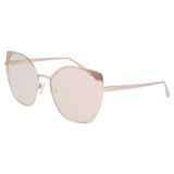 Longchamp Kadın LO175S Güneş Gözlüğü, Pembe altın, 56/18/140