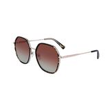 Longchamp LO163S 749 58 Metal Geometrik Kadın Güneş Gözlüğü