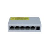 Longline 5 Port Gigabit Ethernet Switch | 10/100/1000 Mbps | Plastik Kasa