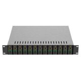 Longline LNG-31/4-2A 13 Slots With Dual Power Support 10/100M 10/100/1000M Standalone Media Converter