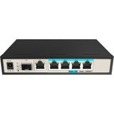 Longline LNG2000-1T4TP1S-I 4 Port Endüstriyel Gigabit PoE Ethernet 4xPoE + 1xRJ45 + 1xSFP Switch