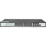 Longline LNG5720-24MP6X 24 Port Layer 3 2.5G 24x2.5G RJ45 + 6x10G SFP 370W PoE Yönetilebilir PoE Ethernet Switch