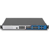 Longlıne LNGIGF24GT-M 4×1000BASE-X Sfp SLOT+24×1000BASE-T RJ45 Port Single POWER，AC220V With Layer 3 Management No Fans , Support Static Routing Rıp Endüstriyel Switch