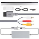 LongLongJin Ultimate 3'ü 1 arada Wii Kablosu Adaptör Kiti - Wii Güç Kablosu, Wii Sensör Çubuğu, Kompozit Ses Video Kablosu, Nintendo Wii Oyunları ile Uyumlu (Wii U için değil)