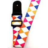 LongMoon Rj200-b20 Gitar Askısı Deluxe Teal Guitar Strap Deri Başlıklı 2 Katlı